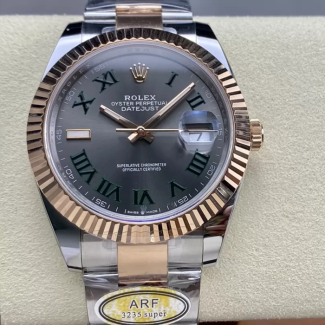 ARF공장 롤렉스 데이저스트 윔블던 다이얼 41mm 126331 로즈골드 오이스터 콤비