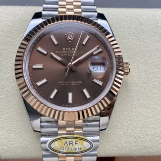 ARF공장 롤렉스 데이저스트 브라운 다이얼 41mm 126331 로즈골드 쥬빌레 콤비