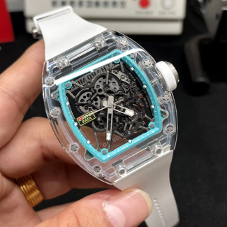 소닉공장 리차드밀 라파엘 나달 RM35-01 크라스탈 케이스 / 화이트 러버밴드