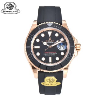 골드공장 롤렉스 요트마스터 로즈골드 금통 러버밴드 40mm 126655