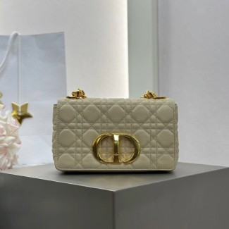 디올 스몰 카로백 서플 까나쥬 베이지