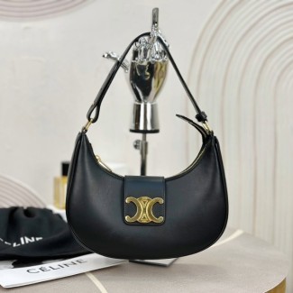 셀린느 미디엄 아바 트라이엄프 숄더백 블랙 114493