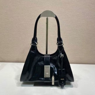 최고퀄 프라다 스몰 가죽 토트백 블랙 1BG580