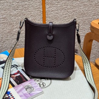 올수공 에르메스 에블린 미니 3W/Prunoir 클레망스 실버 하드웨어