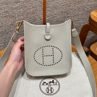 올수공 에르메스 에블린 미니 80/Girs Perle 클레망스 골드 하드웨어