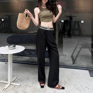 로에베 캐주얼 스트레치 니트 팬츠