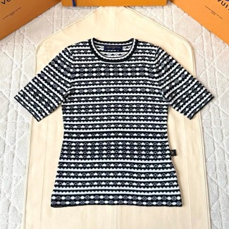 루이비통 스캘럽 스트라이프 반팔