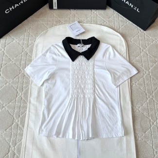 샤넬 25P CC로고 폴로 반팔 티셔츠 화이트