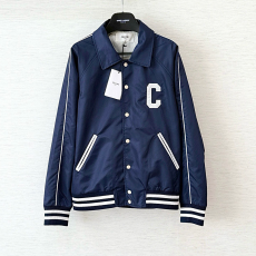 셀린느 사틴 나일론 테디 자켓 네이비 블루