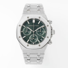 DD공장 오데마피게 로얄오크 크로노그래프 그린 다이얼 스틸 41mm 26240