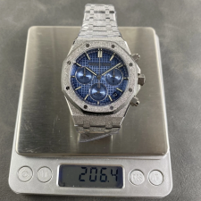 DD공장 오데마피게 로얄오크 크로노그래프 블루 다이얼 프로스트 골드 41mm 26240