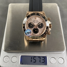 UFO공장 롤렉스 데이토나 썬더스트 다이얼 로즈 골드 금통 러버밴드 40mm 126515